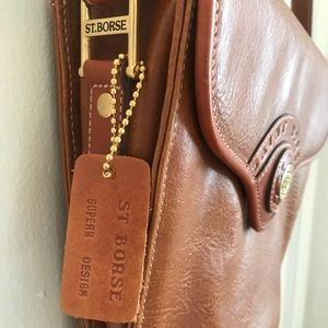 VTG Saint Borse Crossbody flap over saddle bag EUC